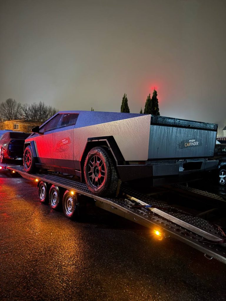 Tesla Cybertruck delivery for a CarFinder client