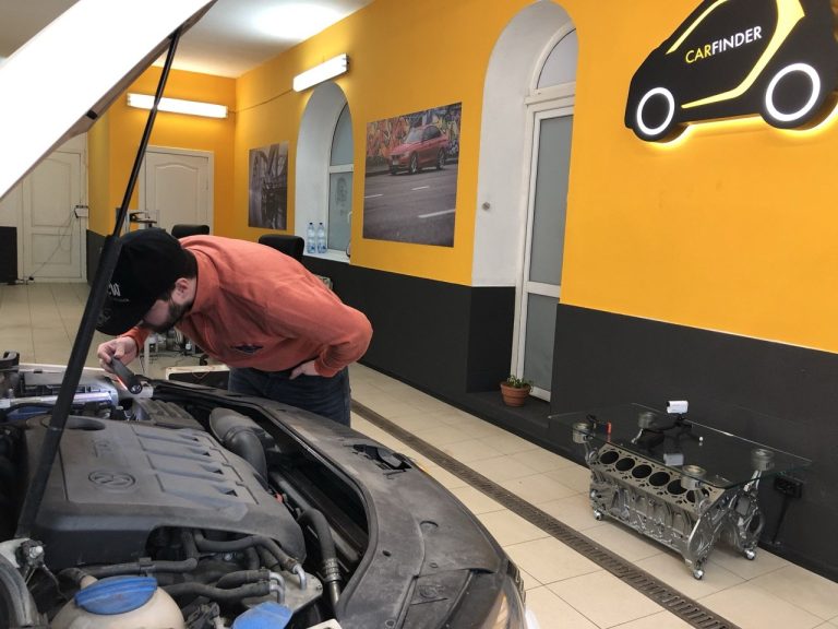 Expert car inspection at the CarFinder service